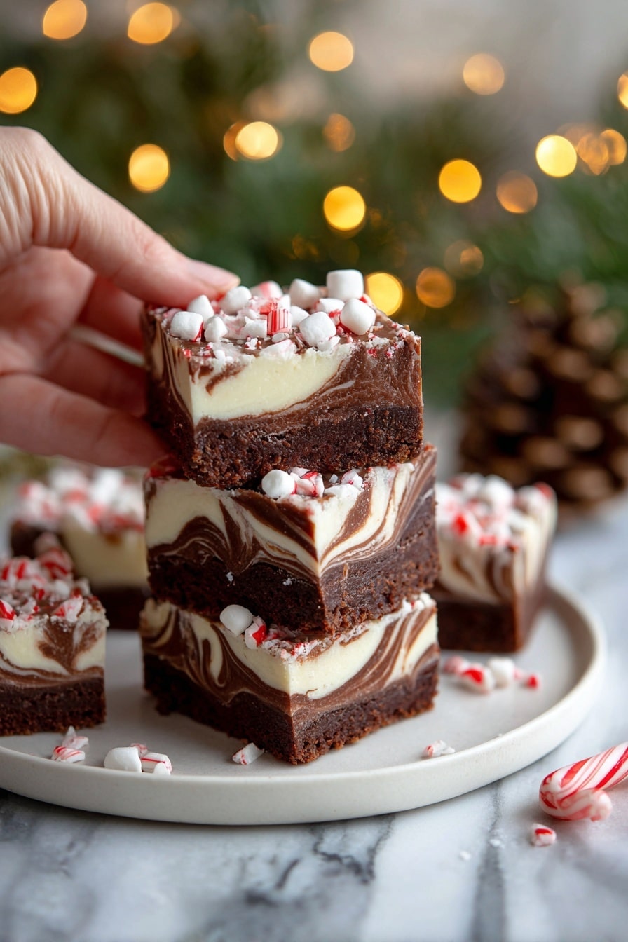 Peppermint Swirl Fudge Recipe 8 Peppermint Swirl Fudge Recipe - Serving