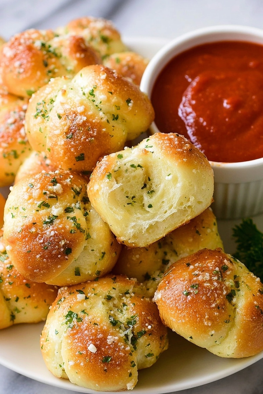 Garlic Parmesan Knots Recipe