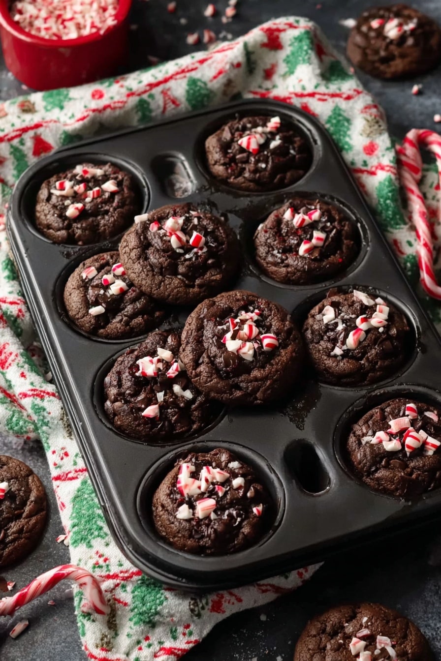 Peppermint Mocha Cookies Recipe - Serving