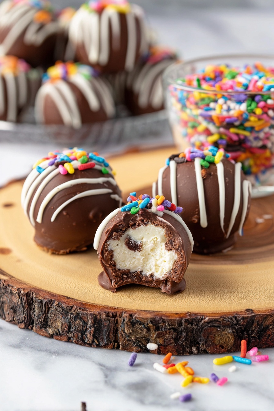 No-Bake Cheesecake Bites with Chocolate Recipe