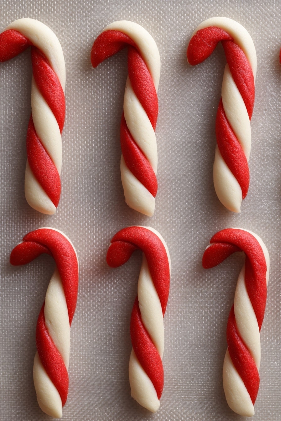 Peppermint Candy Cane Cookies Recipe