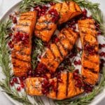 Maple Pomegranate Glazed Salmon Recipe