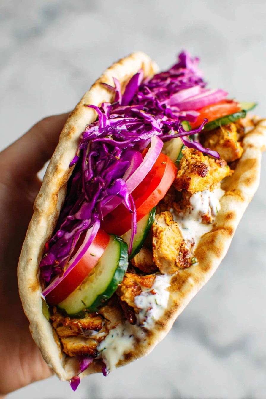 Easy Chicken Shawarma Wraps Recipe