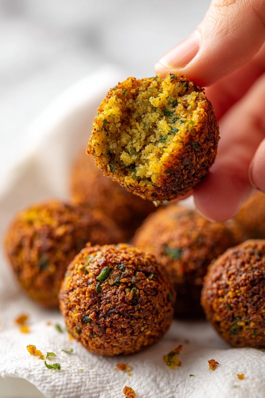 Homemade Falafel Recipe - Serving