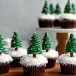 Chocolate Christmas Tree Cupcakes Recipe