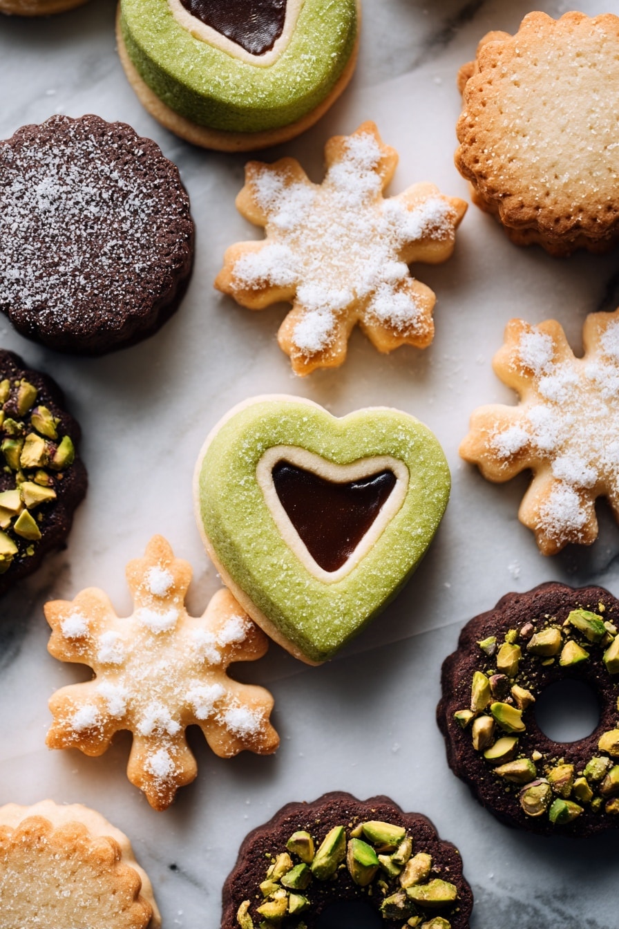 Decorative Cookie Box with Flavored Butter Cookies Recipe