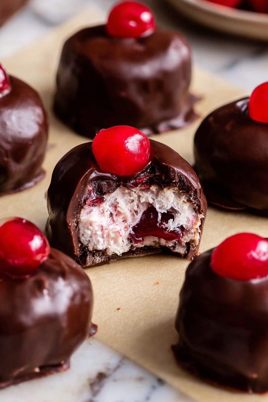 Cherry Bourbon Balls Recipe