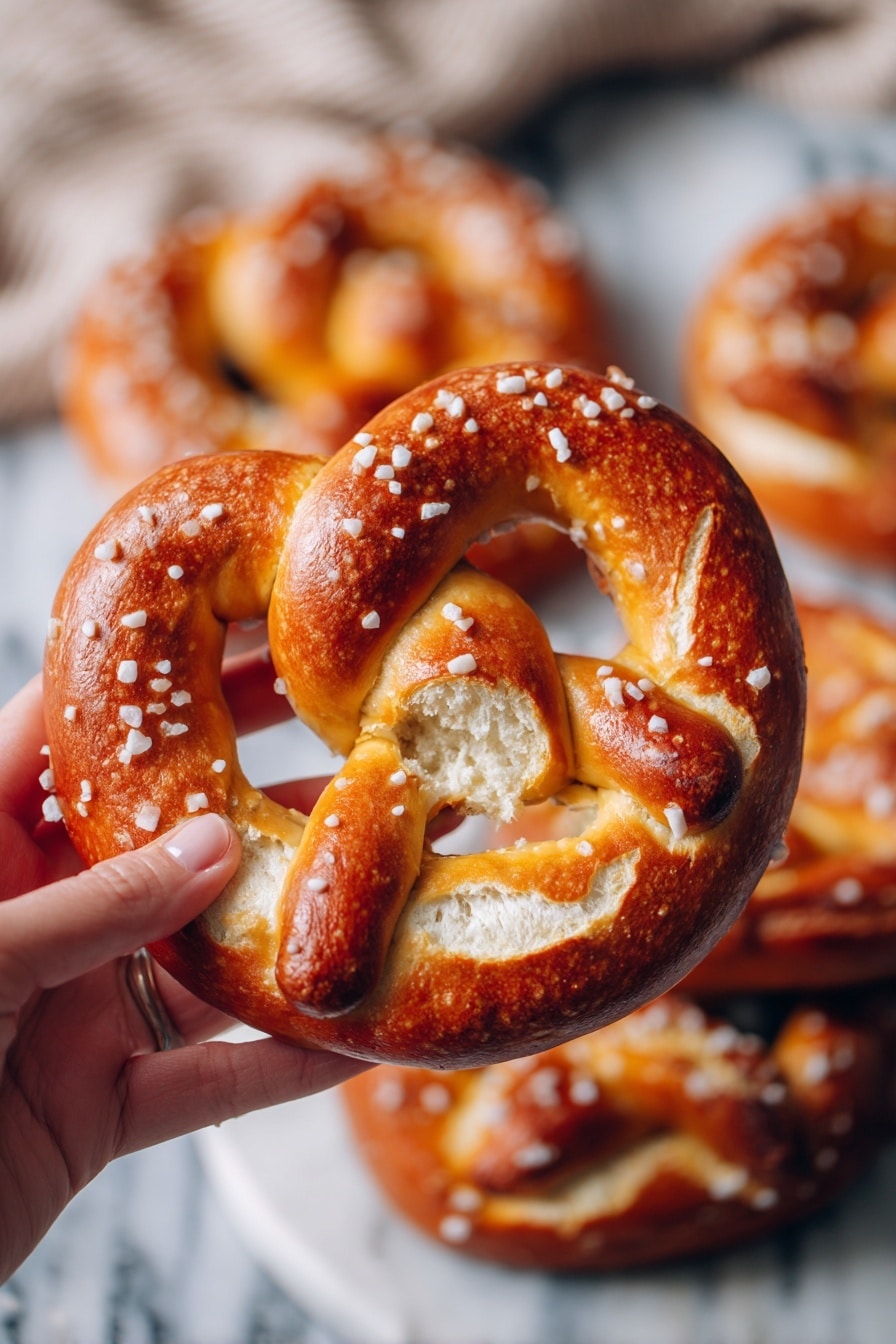 Creamy Cheddar Cheese Sauce for Pretzels Recipe 8 Creamy Cheddar Cheese Sauce for Pretzels Recipe - Serving