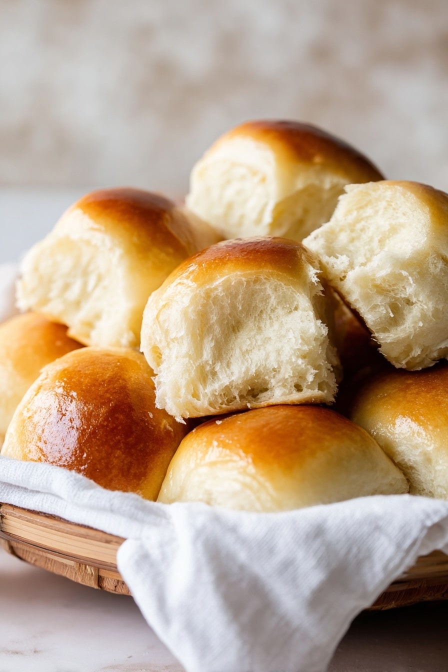 Fluffy Homemade Dinner Rolls Recipe