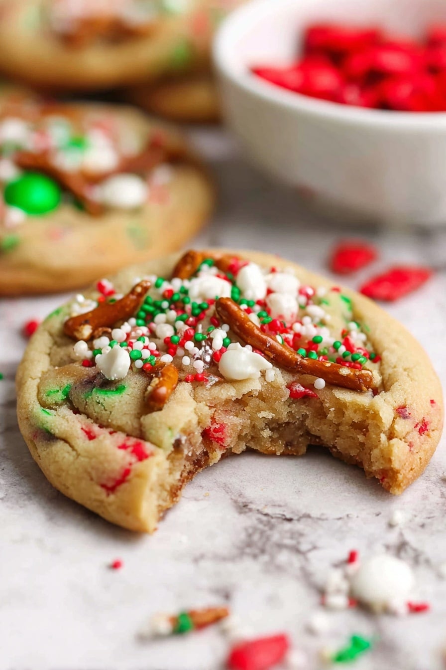 Christmas Cookies with M&Ms and White Chocolate Recipe