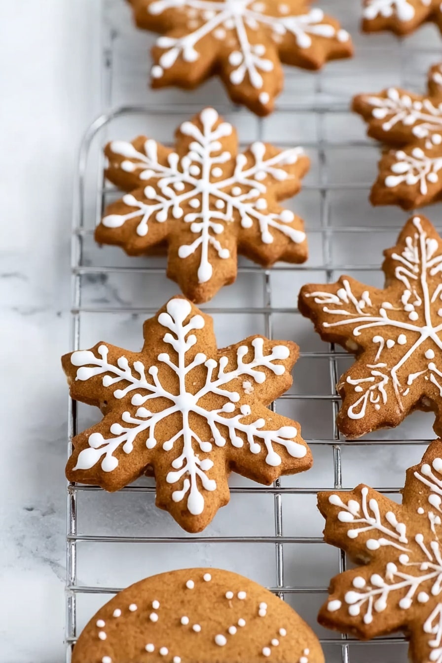 Gingerbread Snowflake Cookies Recipe