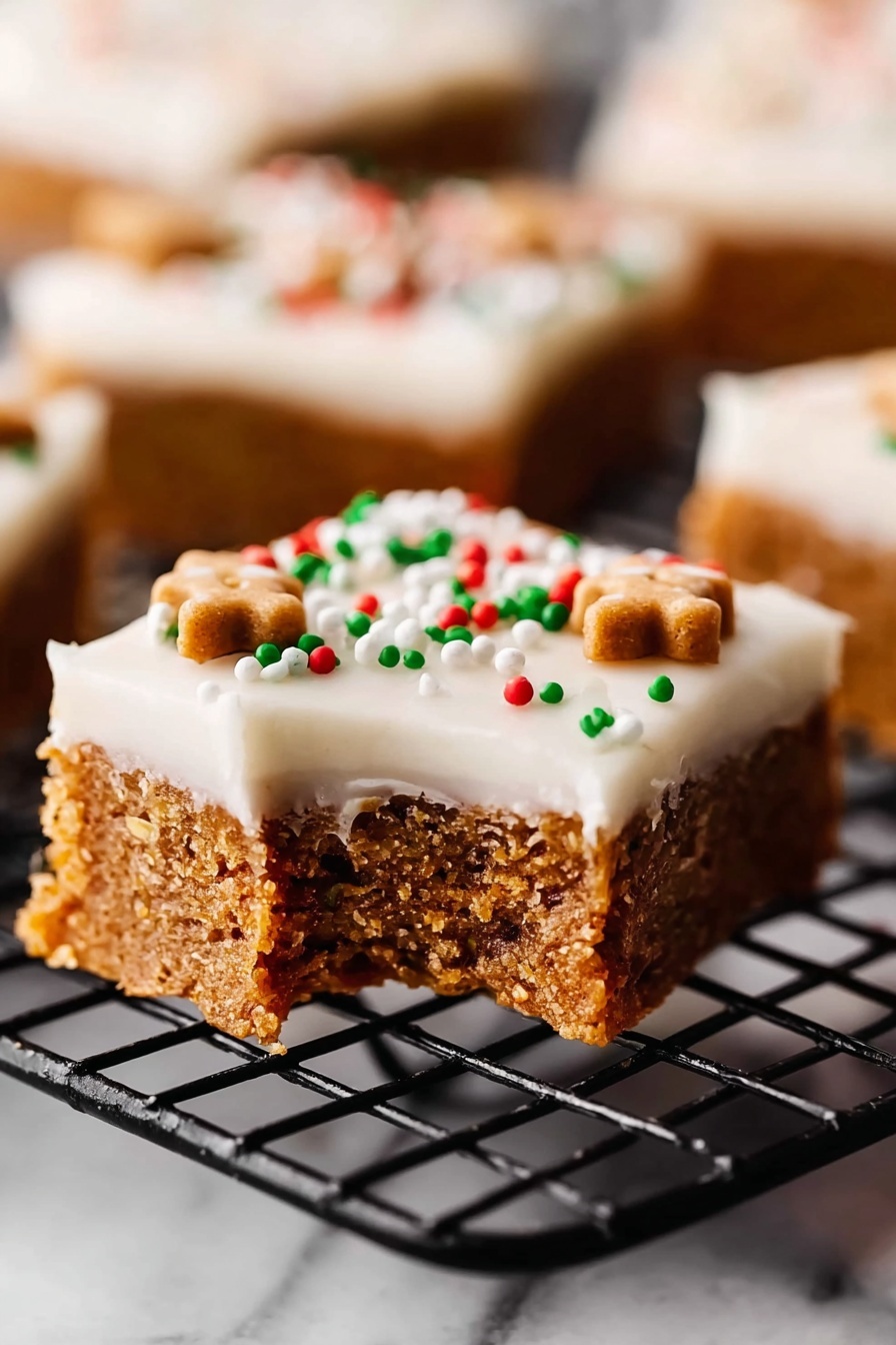 Gingerbread Cookie Bars Recipe