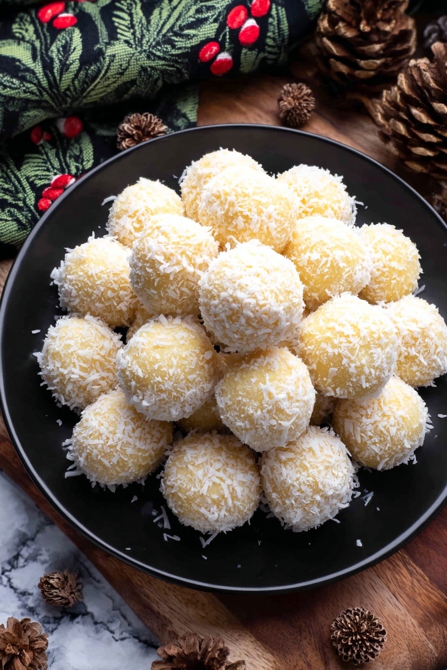 Pineapple Coconut Christmas Balls Recipe