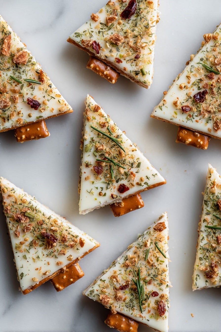 Christmas Cheese Trees Recipe - Serving