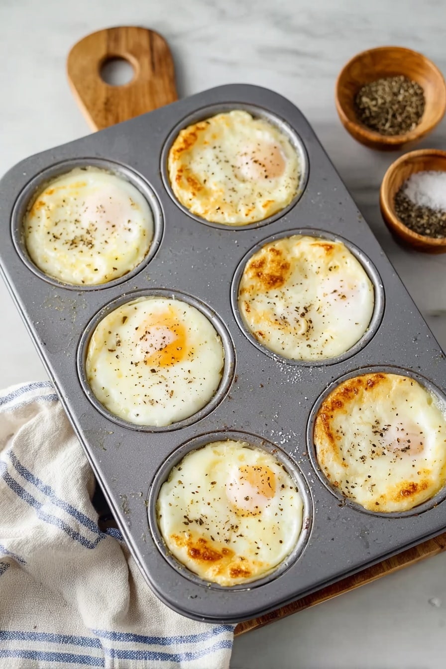 Baked Egg Cups with Parmesan Recipe