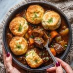 Slow Cooker Beef Stew with Dumplings Recipe