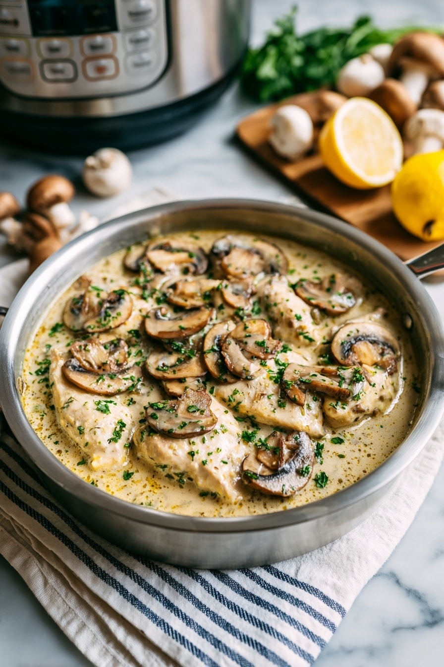 Slow Cooker Chicken Marsala Recipe
