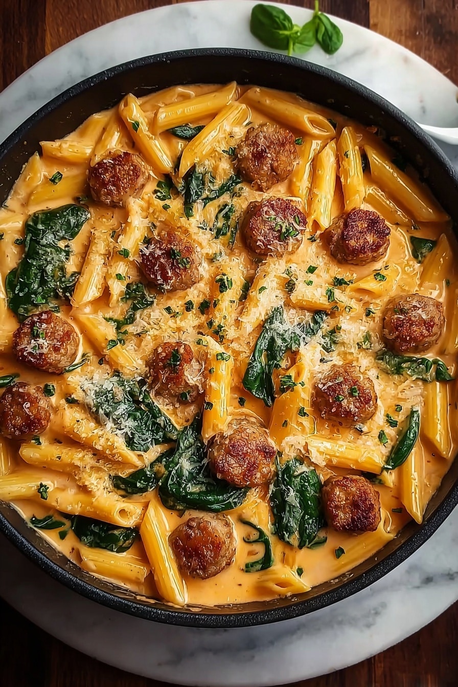 Creamy Cajun Sausage Pasta Recipe
