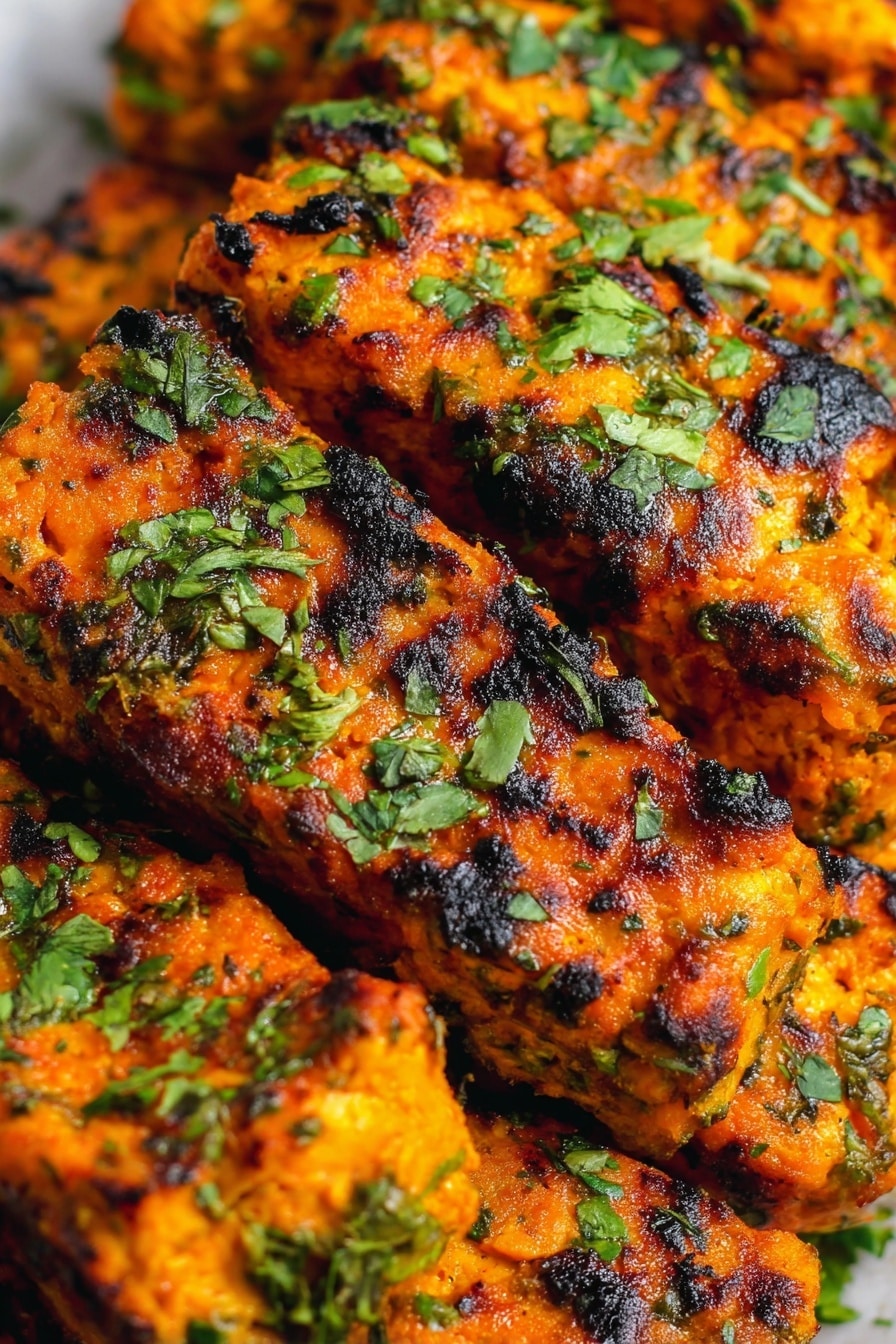 Chicken Tikka Kebabs with Indian Spices Recipe