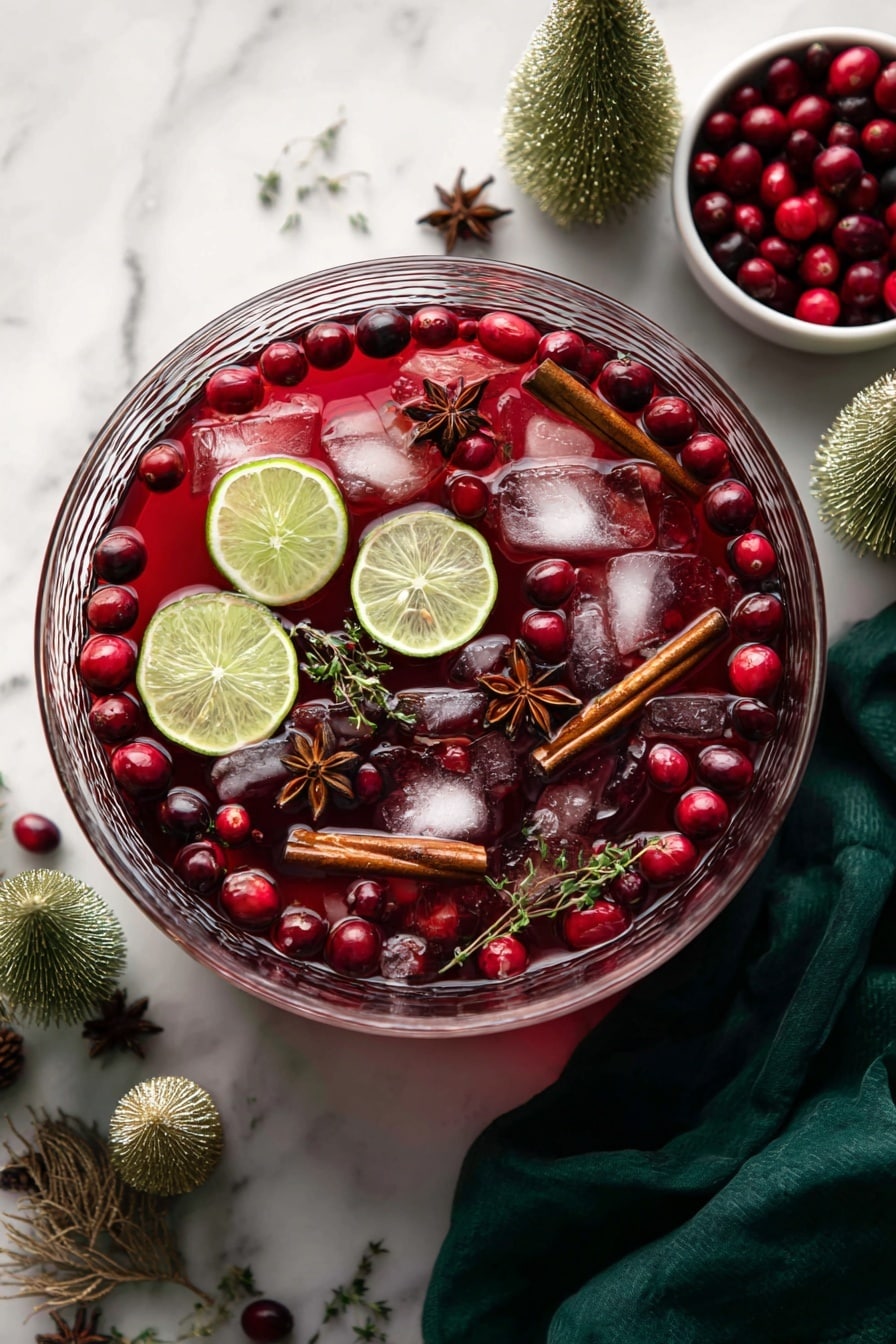 Festive Non-Alcoholic Christmas Punch Recipe