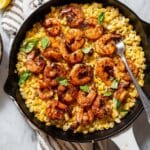 Creamy Shrimp and Corn Orzo Skillet Recipe
