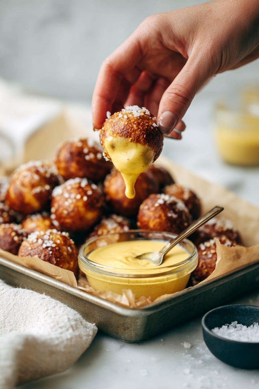 Sourdough Discard Pretzel Bites Recipe 8 Sourdough Discard Pretzel Bites Recipe - Serving