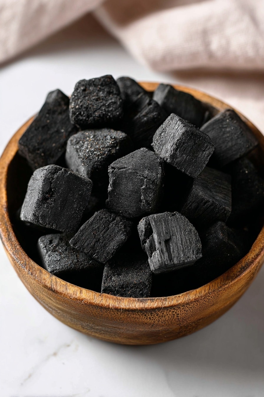 Edible Coal Candy with Chocolate Coating Recipe