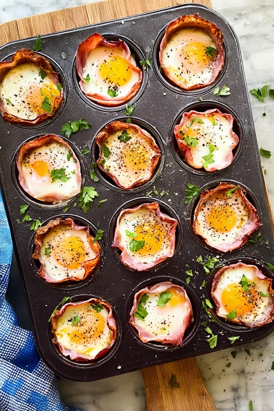 Ham and Egg Breakfast Cups Recipe