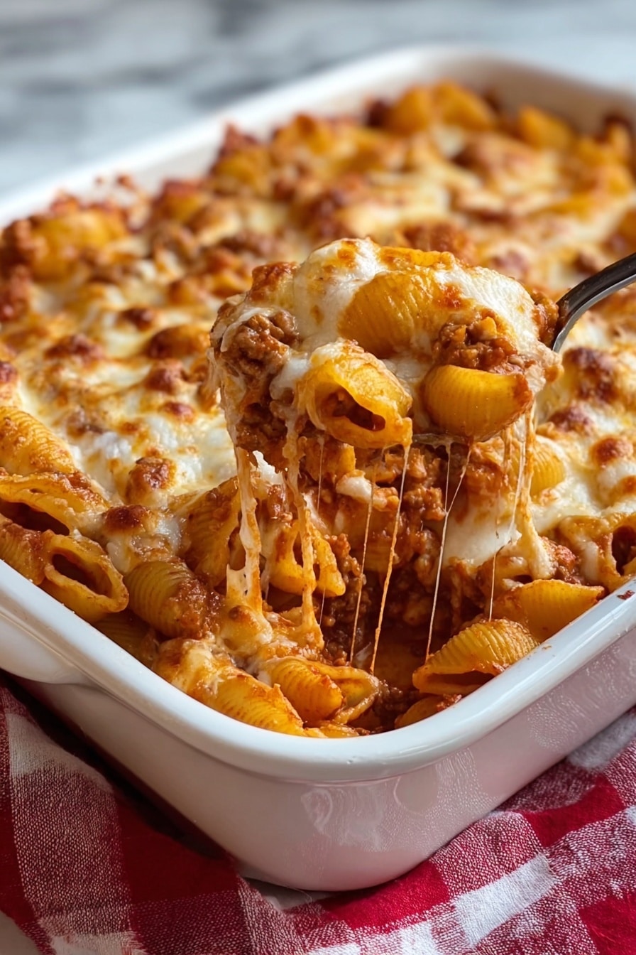 Easy Ground Beef Pasta Casserole Recipe