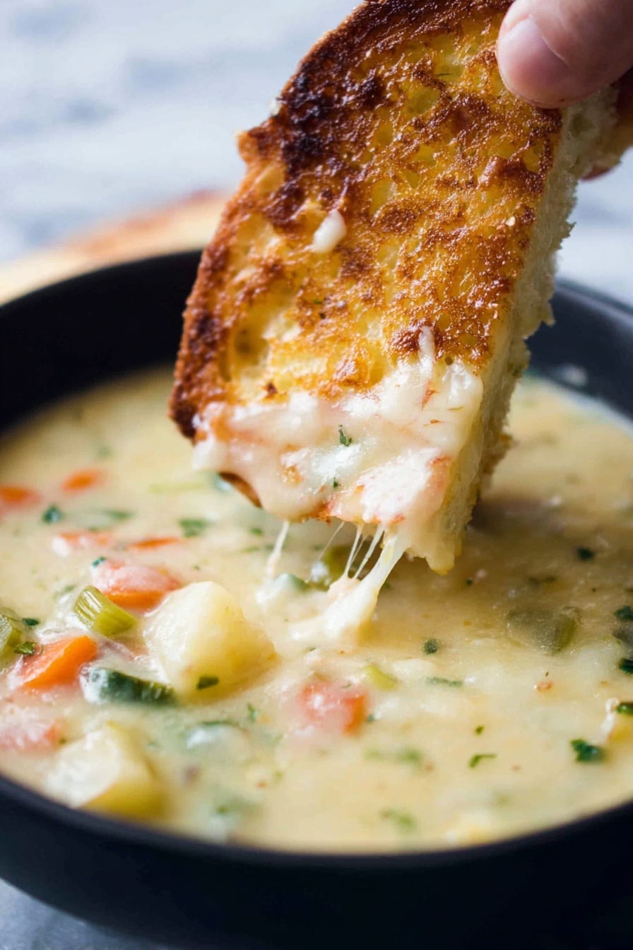 Healthy Low-Calorie Creamy Vegetable Soup Recipe