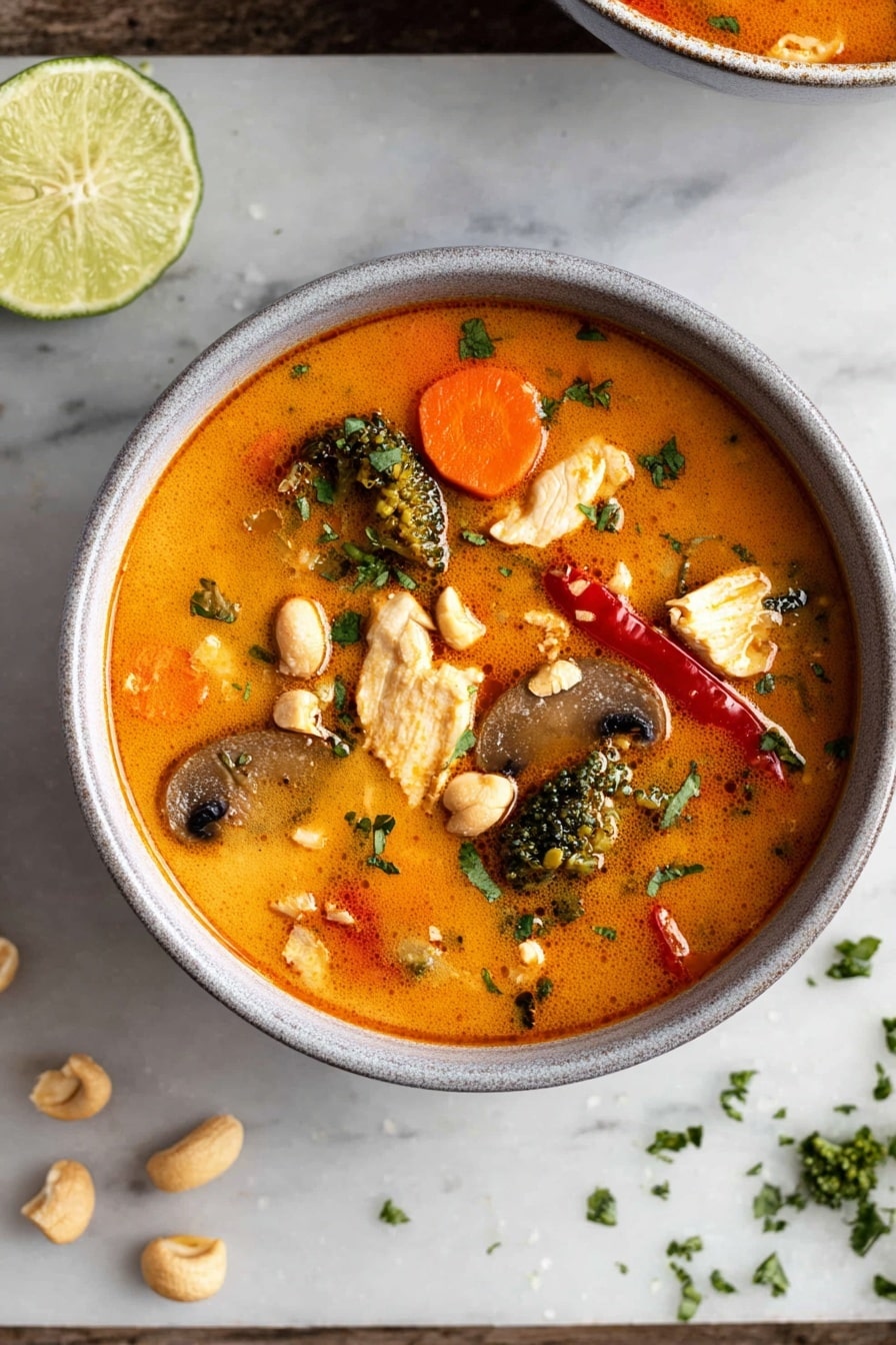 Slow Cooker Thai Chicken Soup Recipe