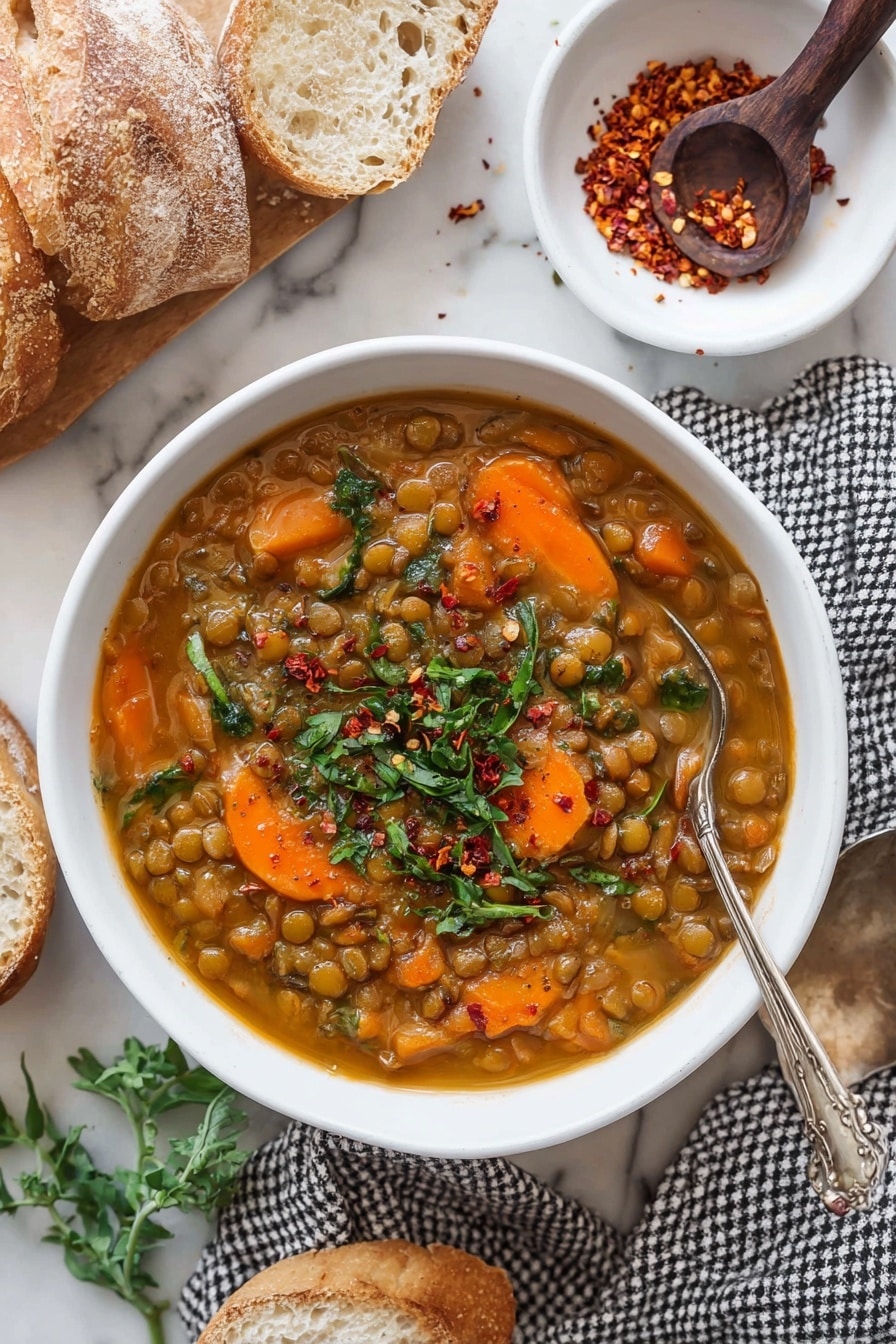 Healthy Carrot Lentil Soup Recipe 8 Healthy Carrot Lentil Soup Recipe - Serving