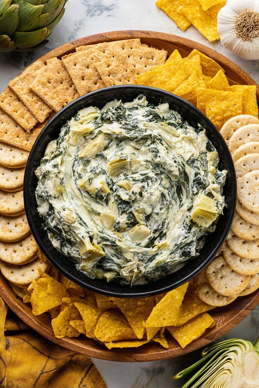 Creamy Spinach Artichoke Dip Recipe