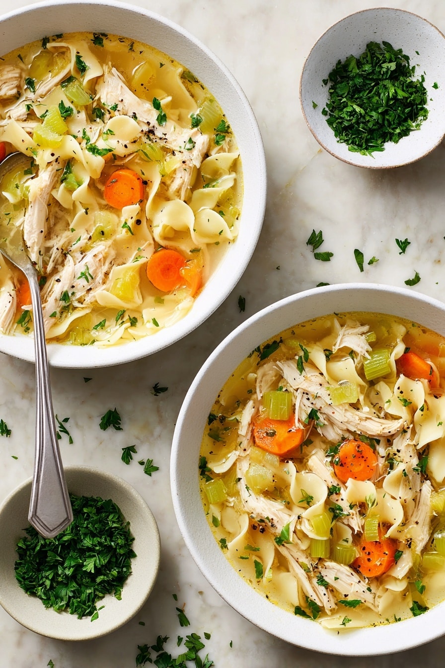 Slow Cooker Chicken Noodle Soup Recipe