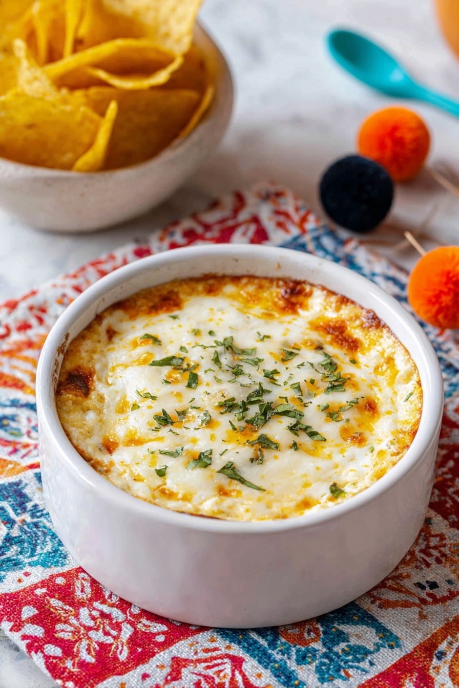 Warm Crack Chicken Dip Recipe - Serving