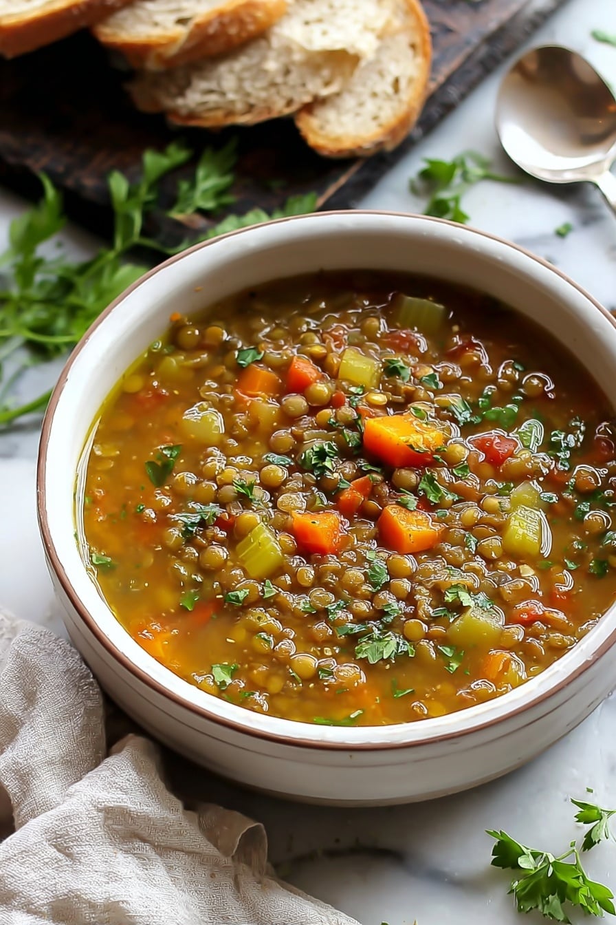 Mediterranean Lentil Soup Recipe