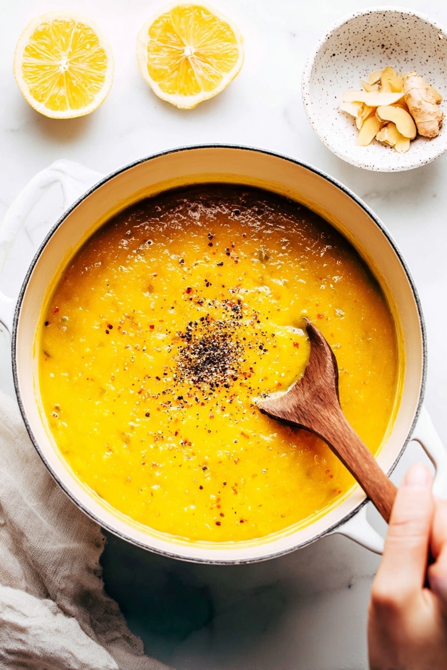 Lemon Lentil Soup Recipe
