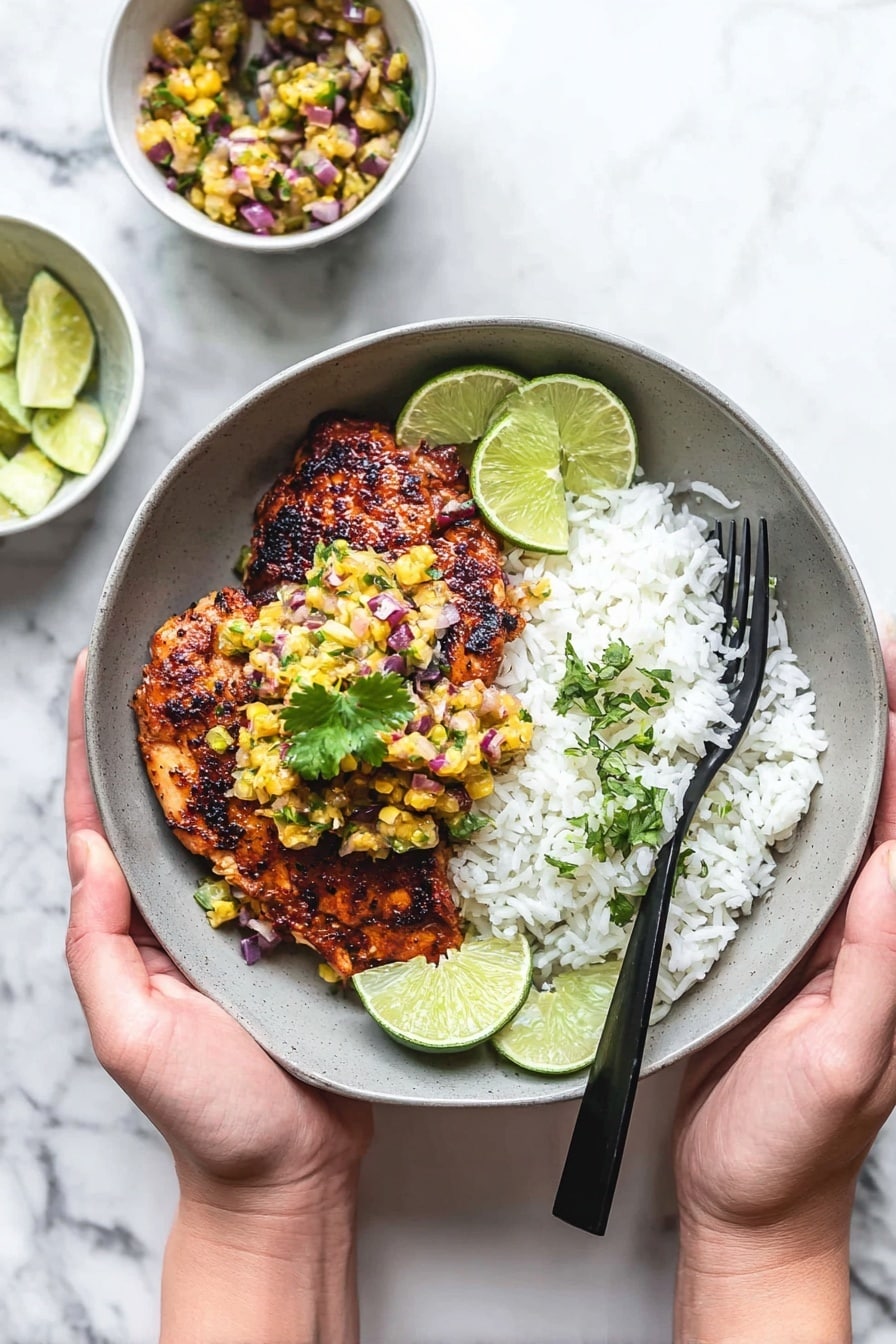 Jerk Chicken with Pineapple Salsa Recipe