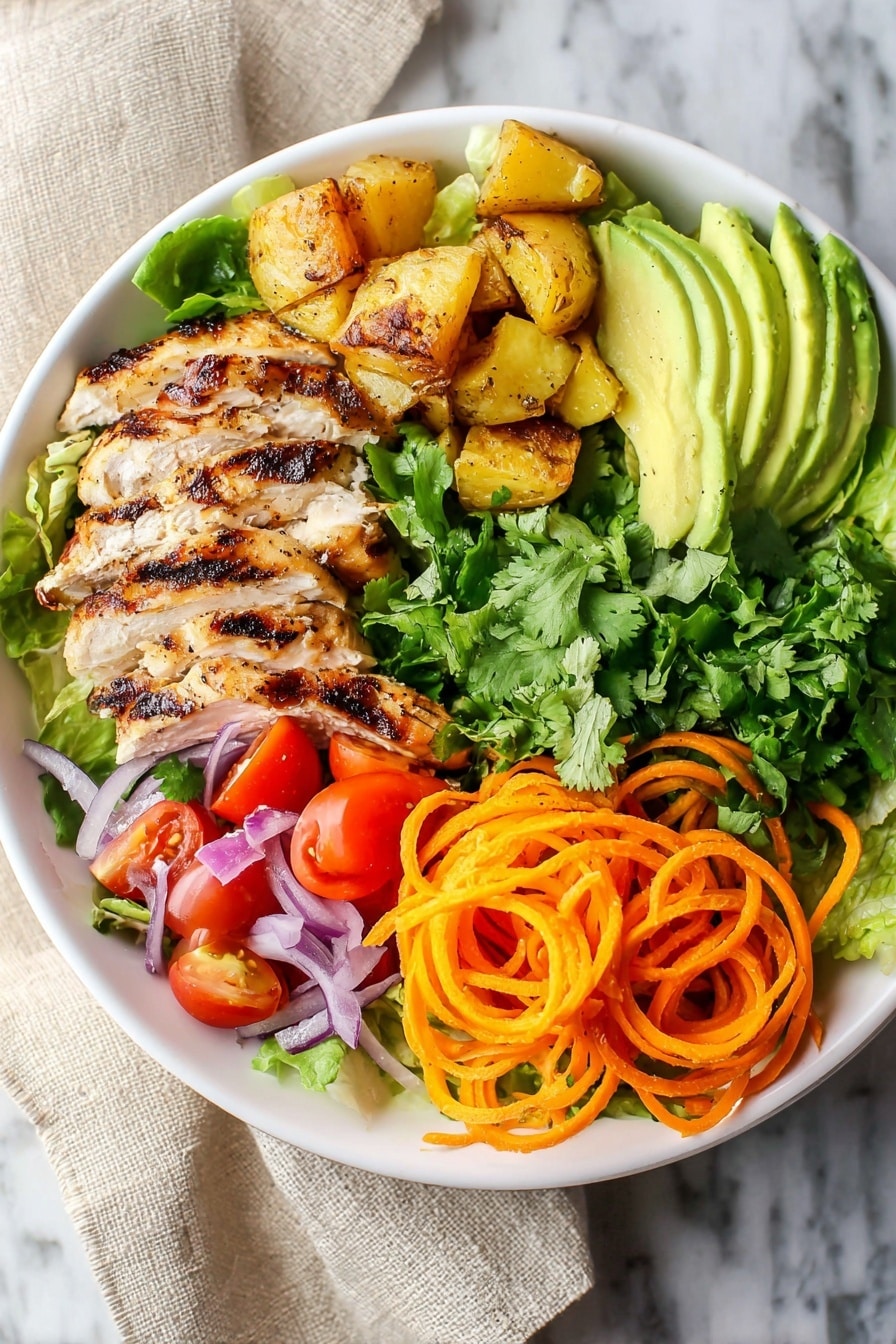 Hawaiian Chicken Salad Bowl Recipe