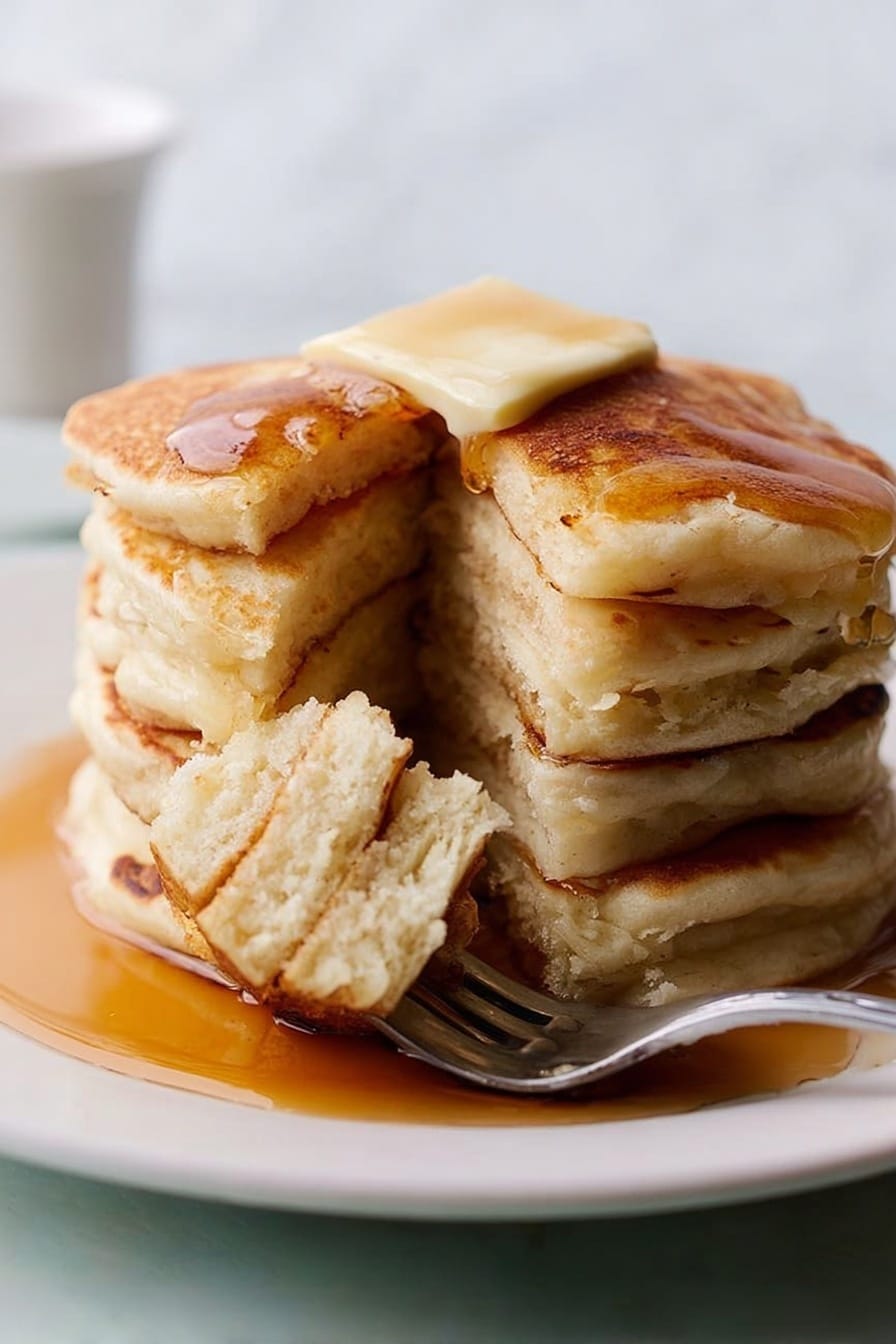 Creamy Vanilla Yogurt Pancakes Recipe