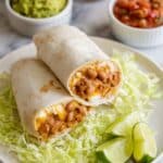 Baked Bean and Cheese Burritos Recipe