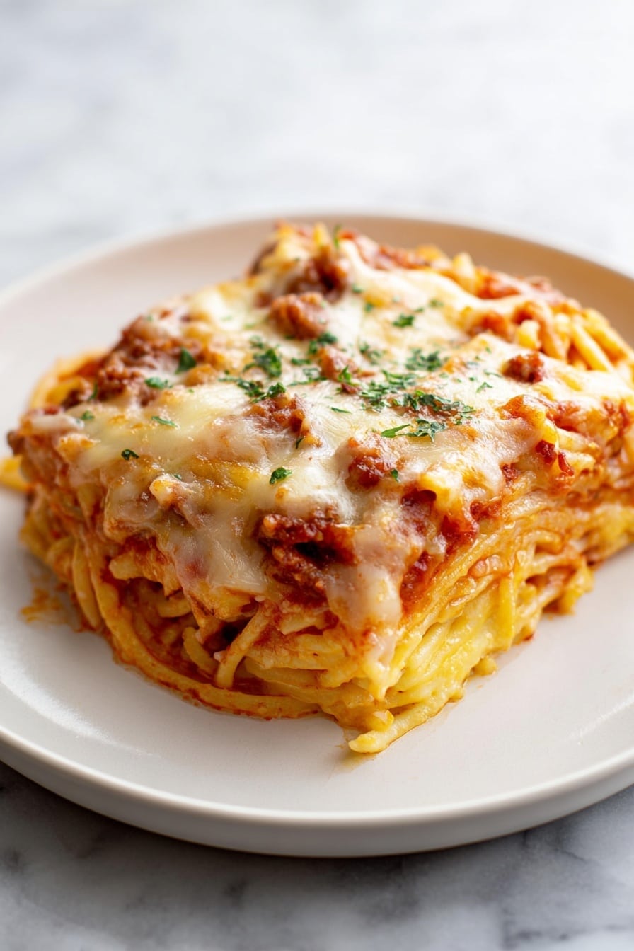 Million Dollar Spaghetti Casserole Recipe