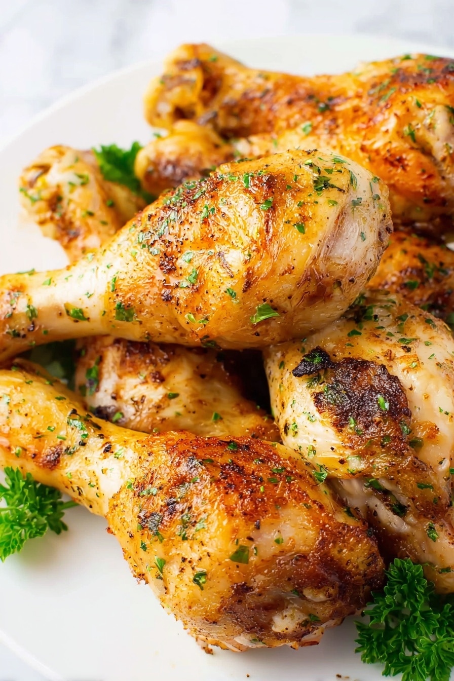 Crispy Baked Chicken Legs Recipe