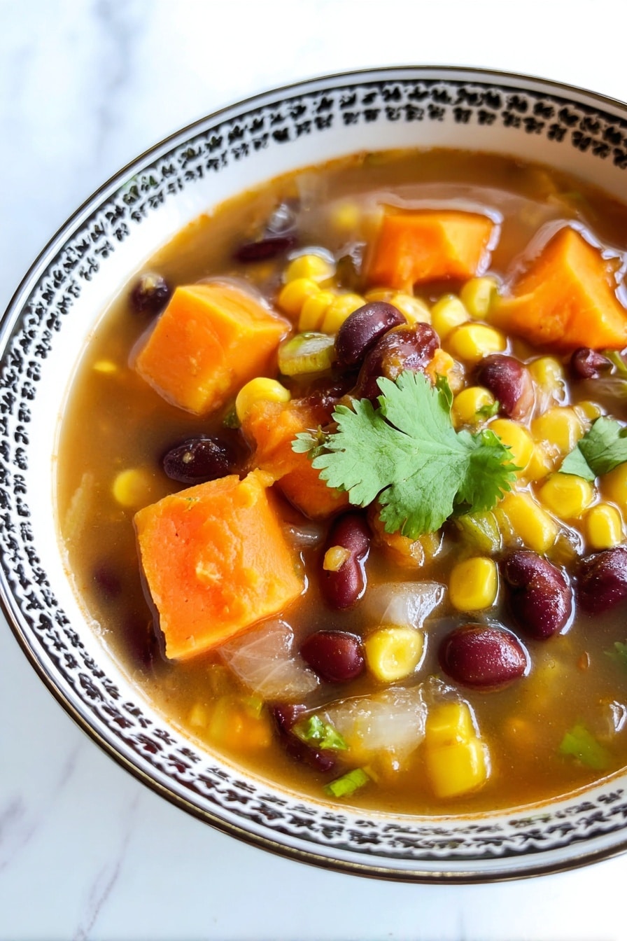 Sweet Potato Black Bean Soup Recipe