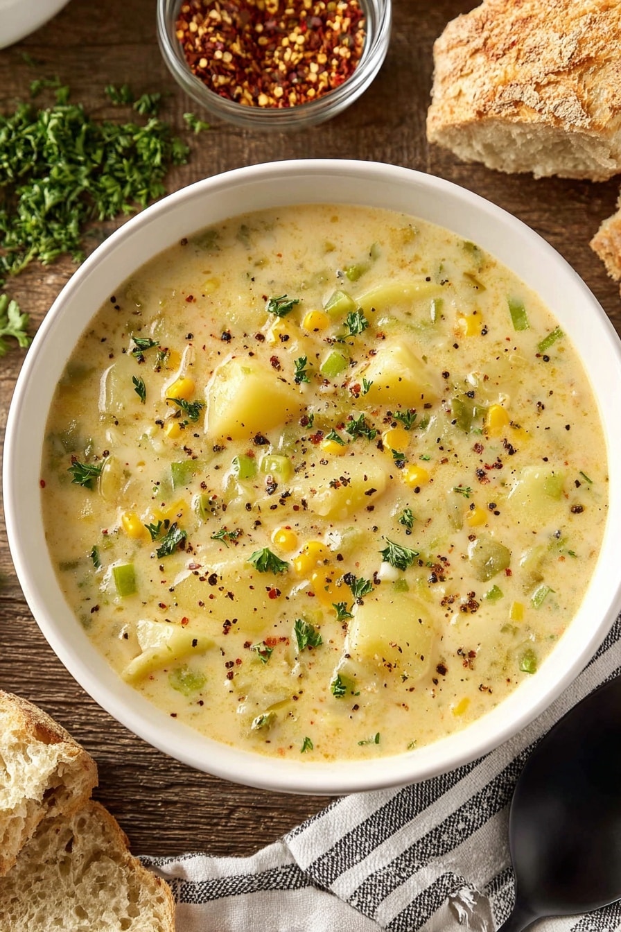 Creamy Potato Corn Chowder Recipe