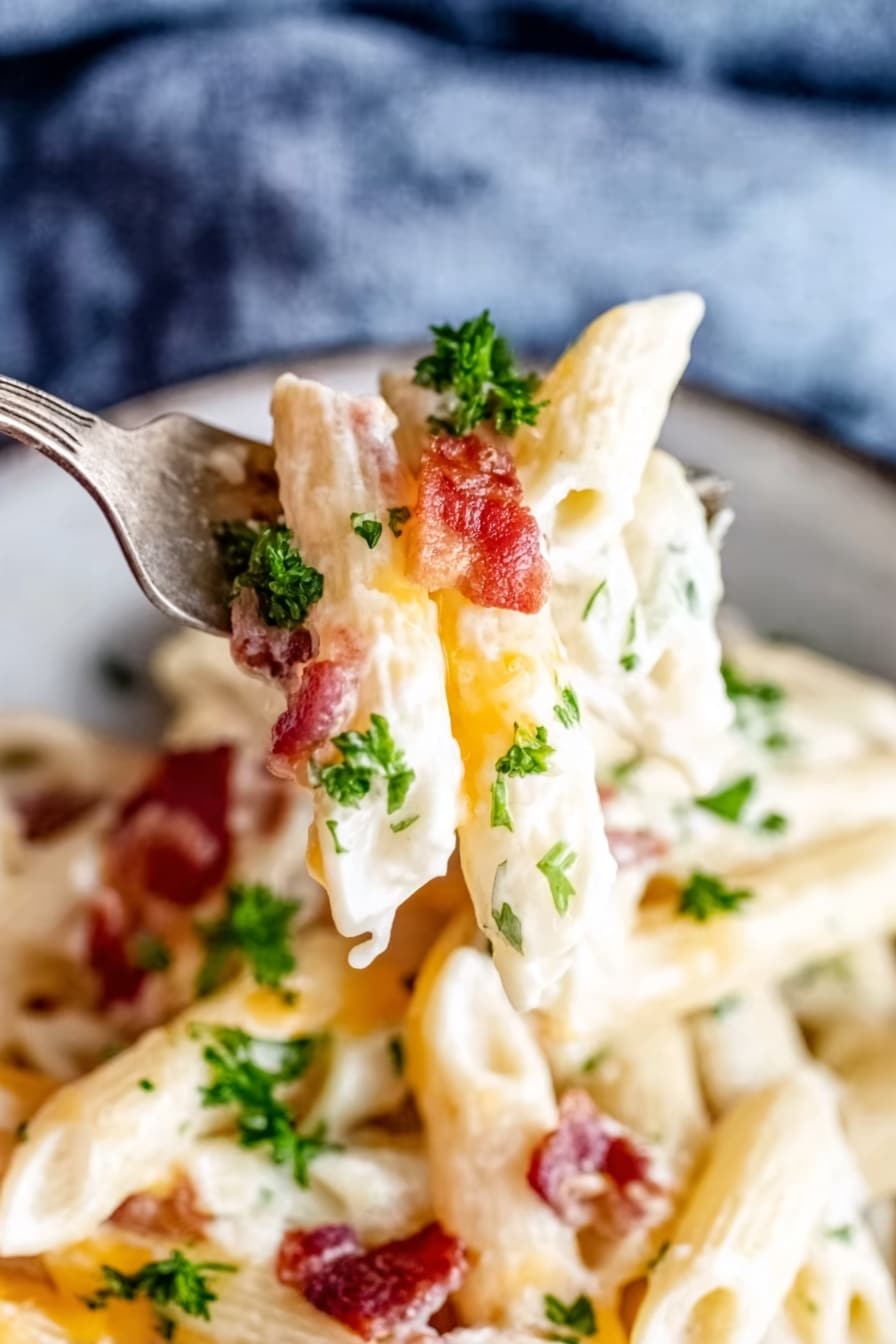Crack Chicken Penne Skillet Recipe