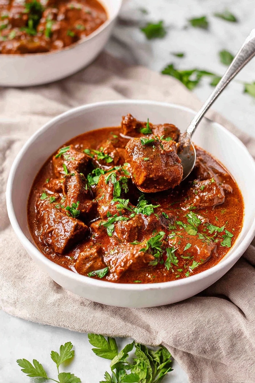 Delicious Beef Carne Guisada Recipe 8 Delicious Beef Carne Guisada Recipe - Serving