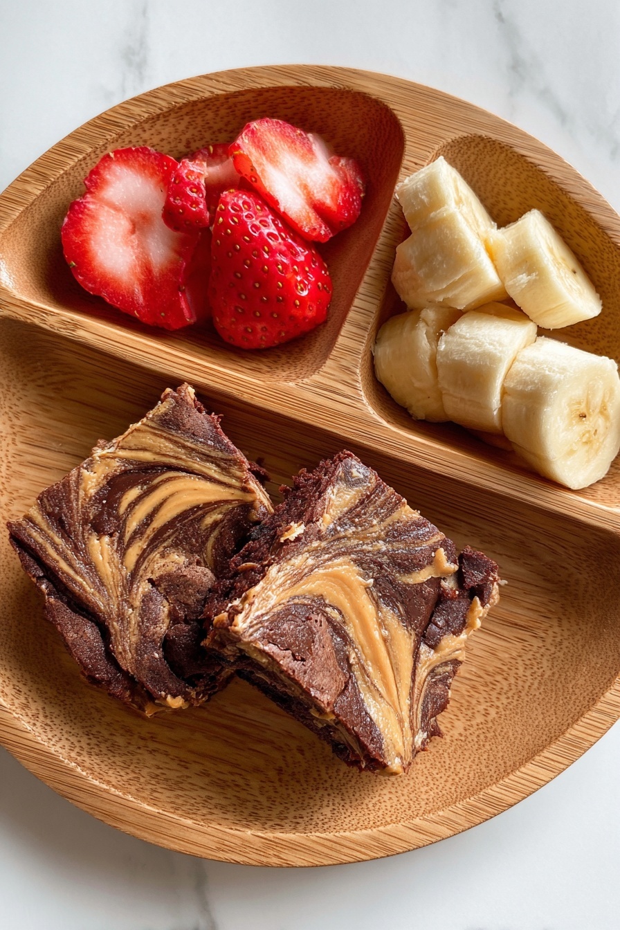 Banana Peanut Butter Fudge Brownies Recipe