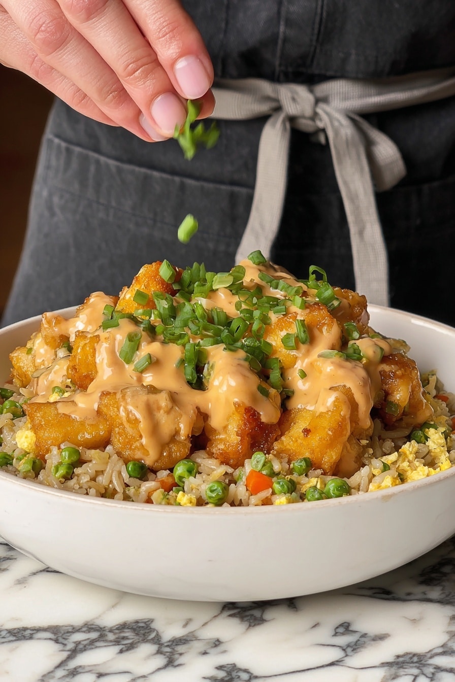 Bang Bang Chicken Fried Rice Recipe