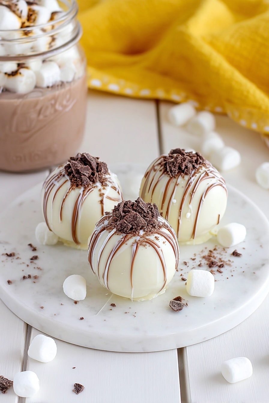 RumChata Hot Cocoa Bombs Recipe